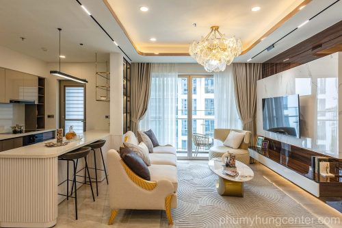 Bên trong căn hộ cao cấp tại Phú Mỹ Hưng
